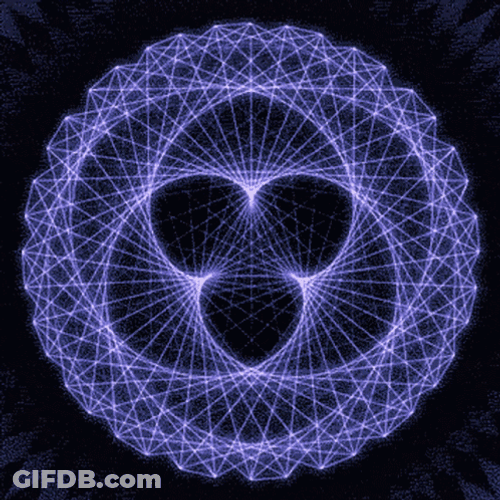 Geometric Motion Fractal GIF