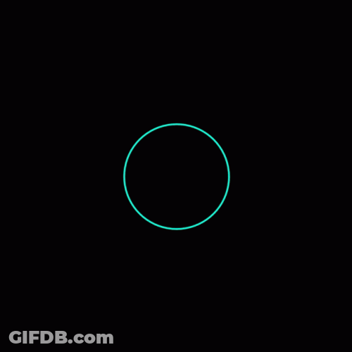 Geometric Neon Circles GIF