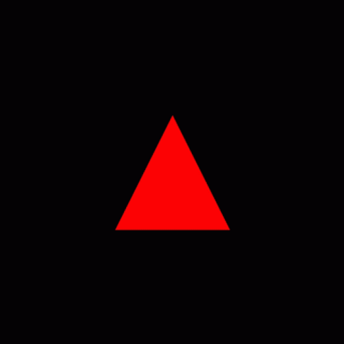 Geometric Shapes Red Blue White GIF