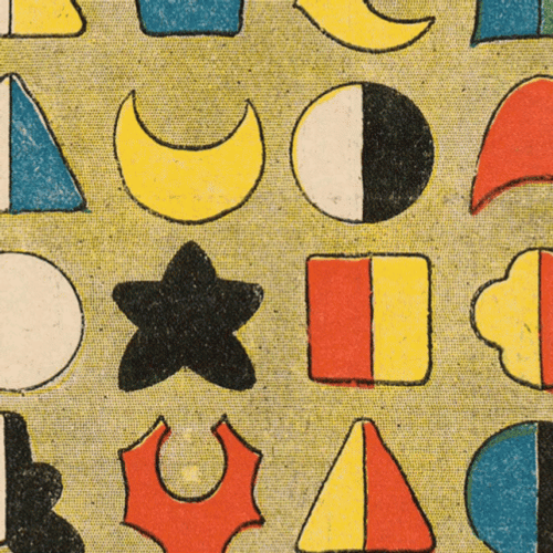 Geometric Shapes Shuffle GIF