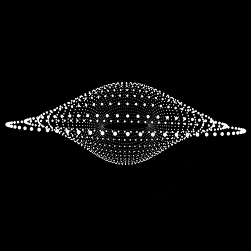 Geometric Spinning Dots GIF