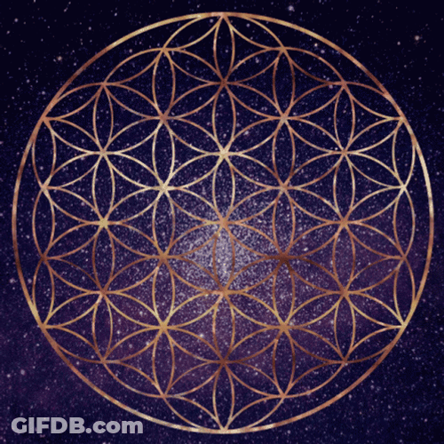 Geometric Symbols Galaxy GIF