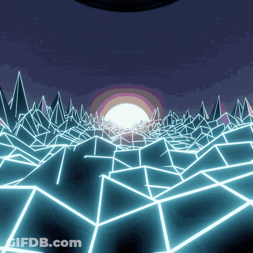 Geometric Synthwave Retro GIF