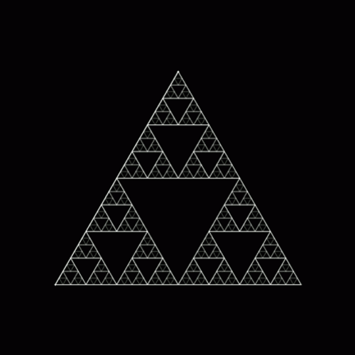 Geometric Triangle Infinite GIF