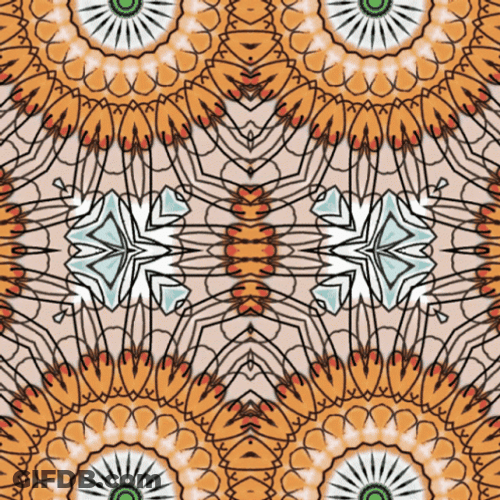 Geometrical Pattern Fractal GIF