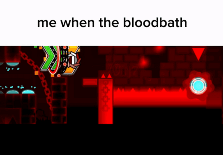 Geometry Dash Blood Bath GIF