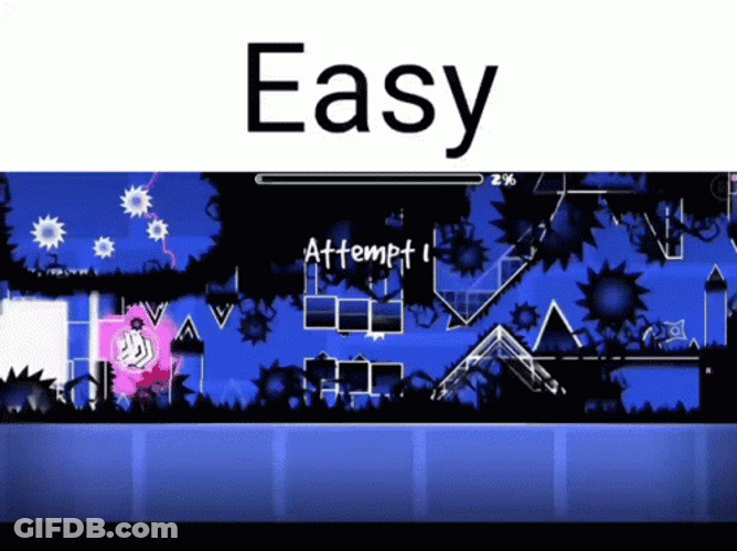 Geometry Dash Easy GIF