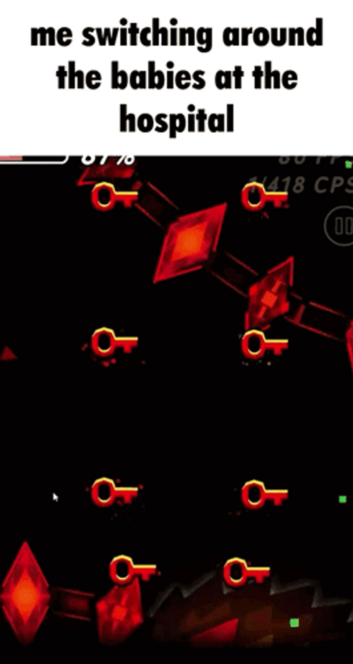 Geometry Dash Keys GIF