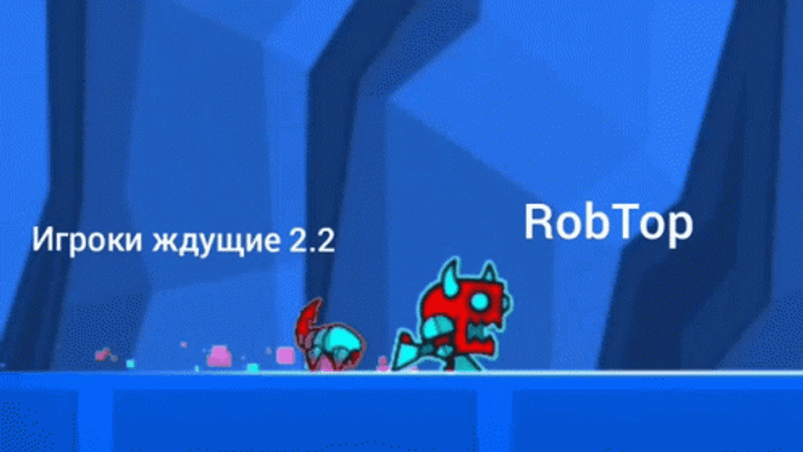 Geometry Dash Rob Top GIF