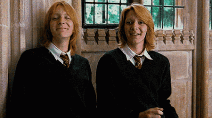 George And Fred Weasley Dancing GIF