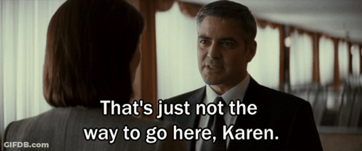 George Clooney Confontration GIF