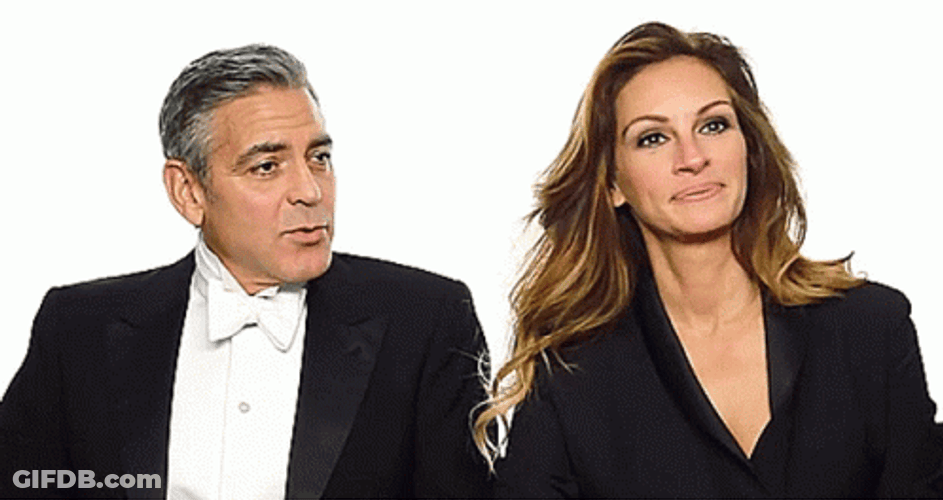 George Clooney Interview GIF