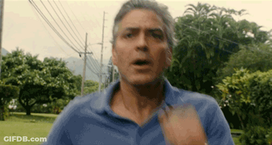 George Clooney Jogging GIF