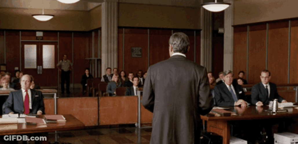 George Clooney Lecturing GIF