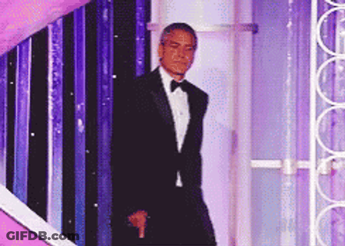 George Clooney On Stage GIF