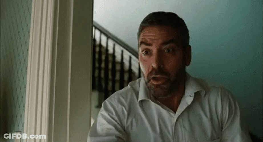 George Clooney Rolling On The Floor GIF