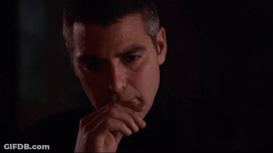 George Clooney Says I Wish I Knew GIF