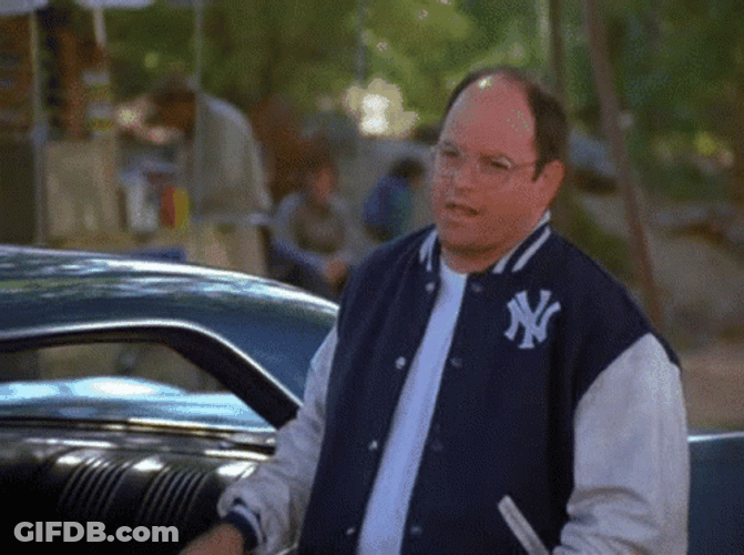 George Costanza Admiring Woman GIF