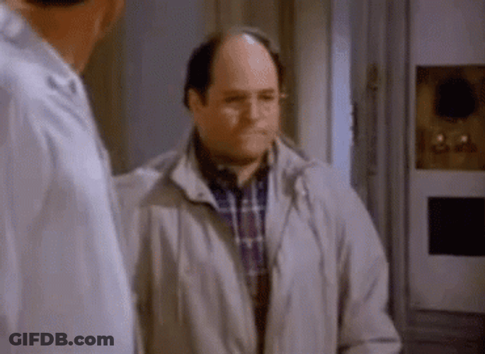George Costanza Closing The Door GIF