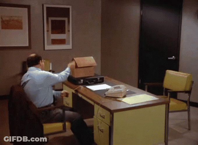 George Costanza Drumming Skills GIF