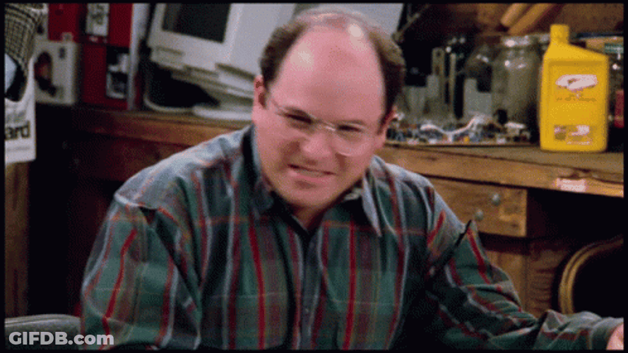 George Costanza Frustrated Asking For Serenity GIF