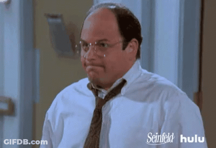 George Costanza Head Nod GIF