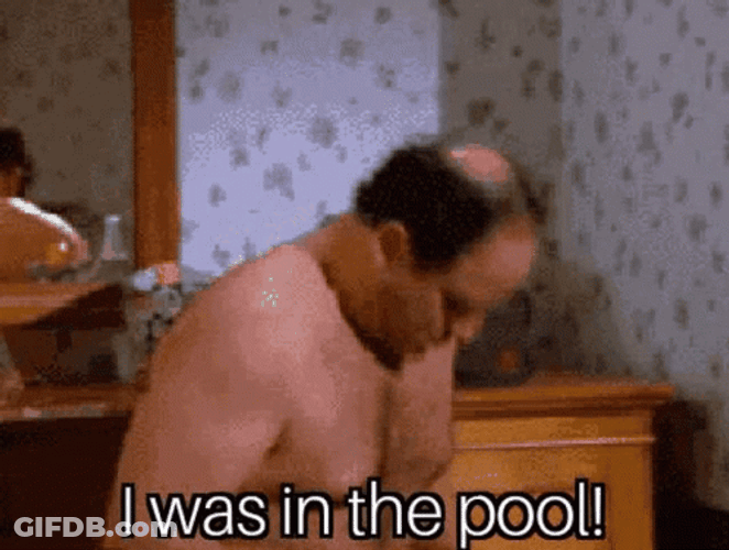 George Costanza I Was In The Pool GIF