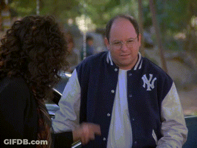 George Costanza Lighten Up GIF