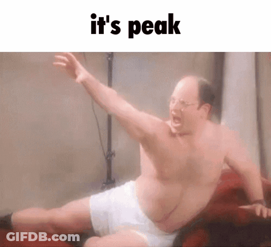 George Costanza Model Poses Peak GIF