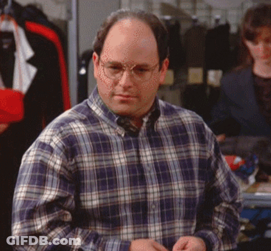 George Costanza Nervous Sweat GIF