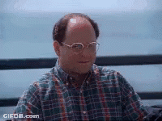 George Costanza Running GIF