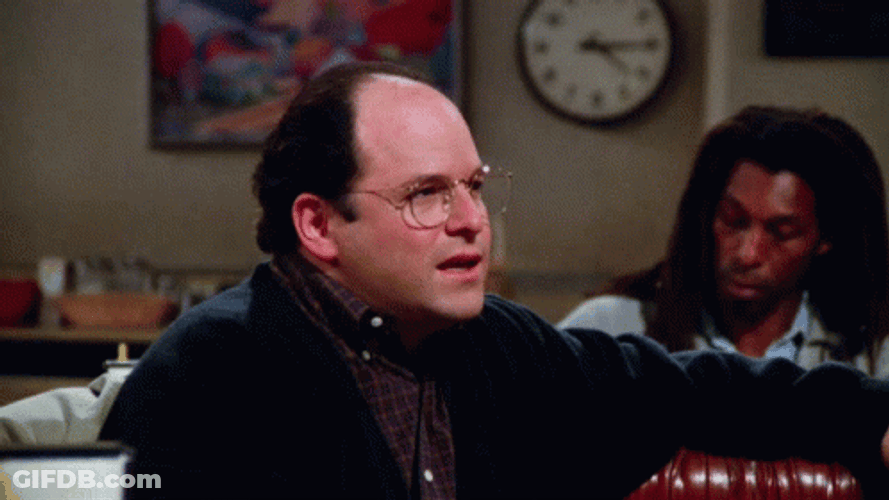 George Costanza Seinfeld Not A Lie GIF