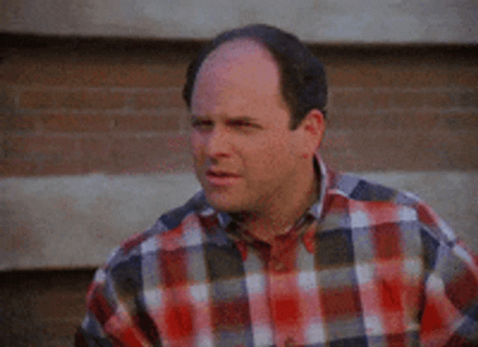 George Costanza Squint Eyes GIF