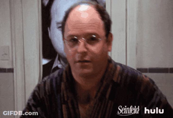 George Costanza Walking Away GIF