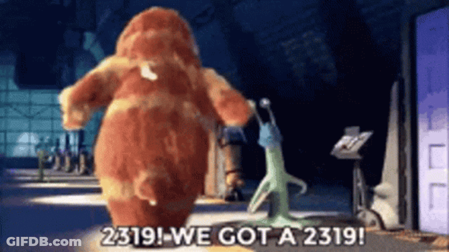 George In Monsters Inc Is Dancing GIF