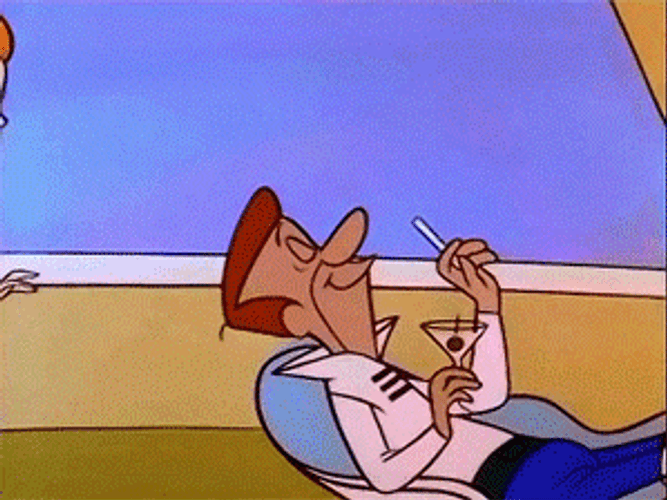 George Jetson Smoking GIF