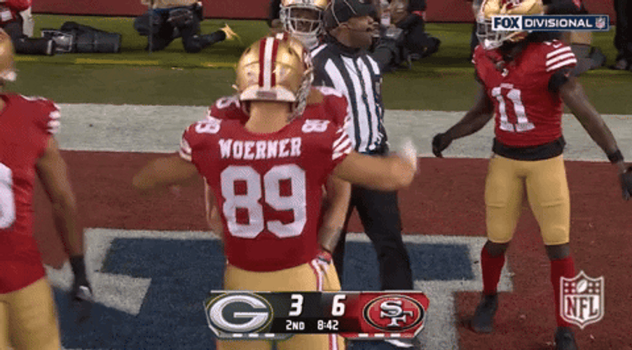 George Kittle American Football Win GIF