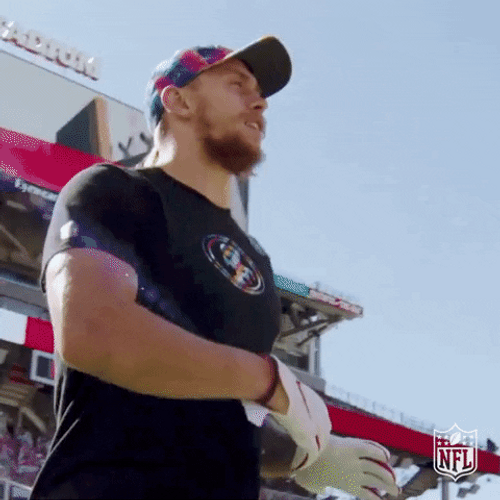 George Kittle Oh Hey There GIF