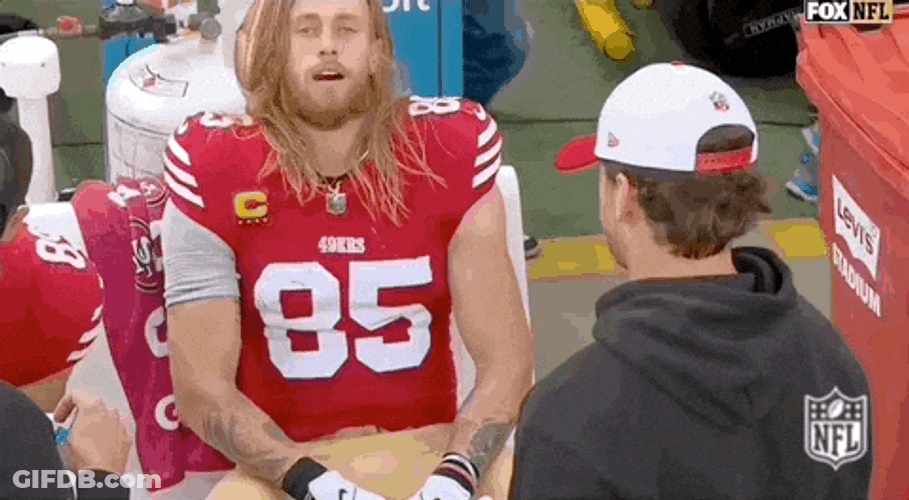 George Kittle Sup GIF