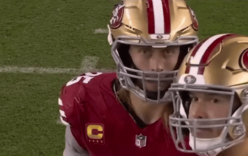 George Kittle Wave GIF