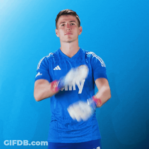 George Marks Big X Arms Signal GIF