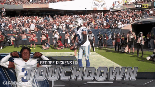 George Pickens Sitting On Sidelines GIF