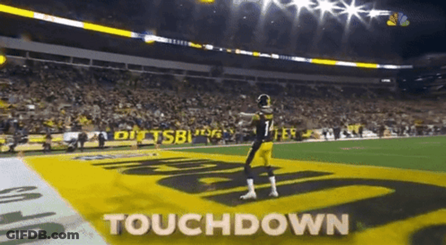George Pickens Touch Down GIF