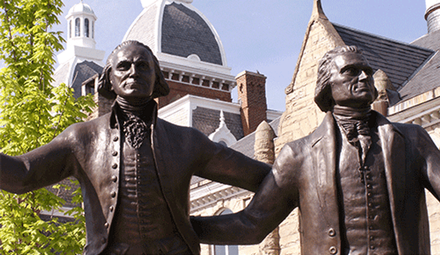 George Washington Monument Sunglasses Face App GIF