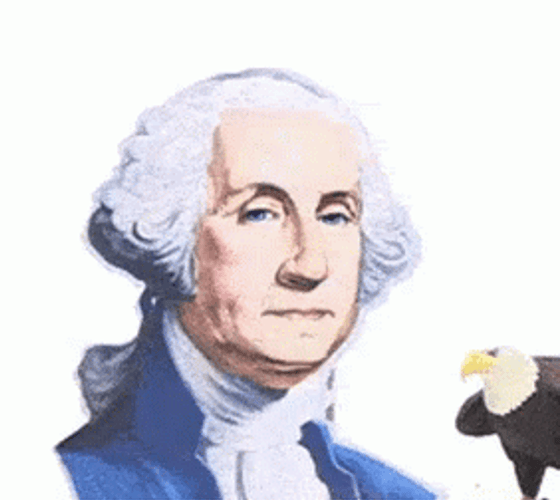 George Washington Tongue Out Meme GIF