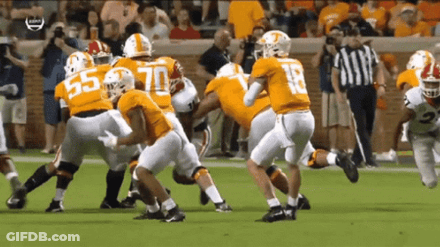 Georgia Bulldogs Intense Play Off Game GIF