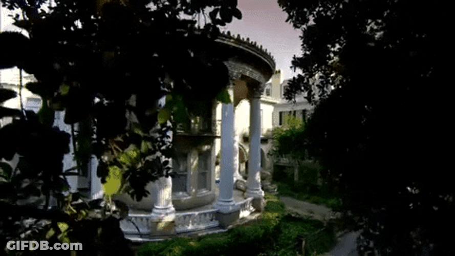 Georgia Old Pillar Building GIF