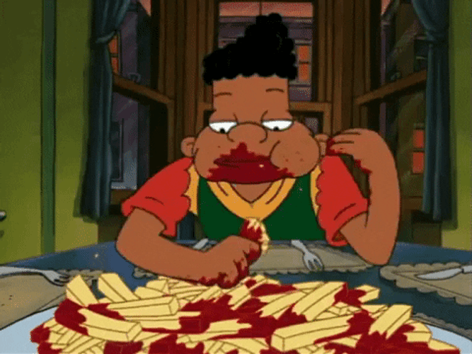 Gerald Johanssen Eating French Fries GIF