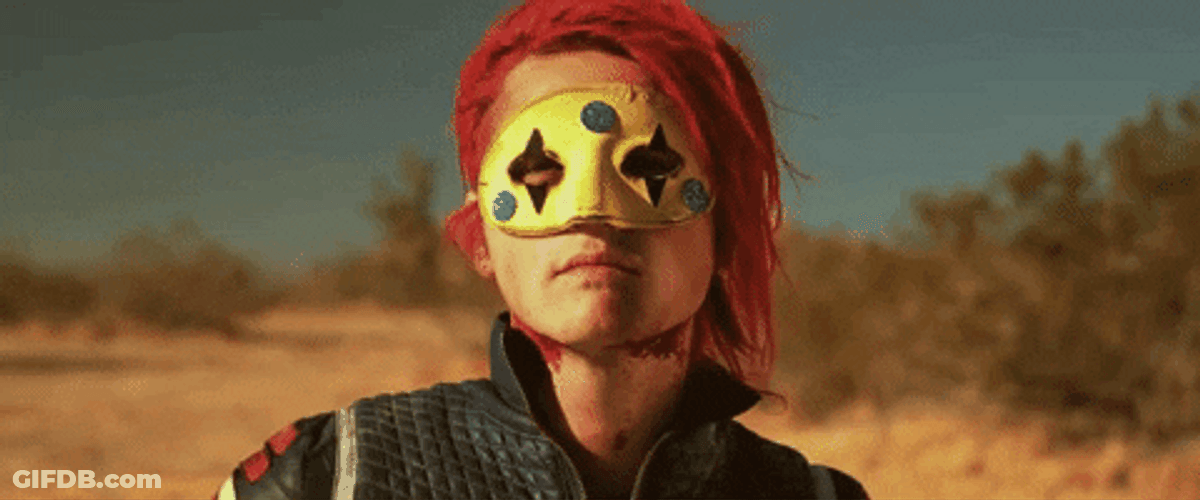Gerard Way Mask On GIF