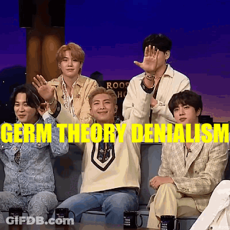 Germ Theory Denialism Men On Couch GIF
